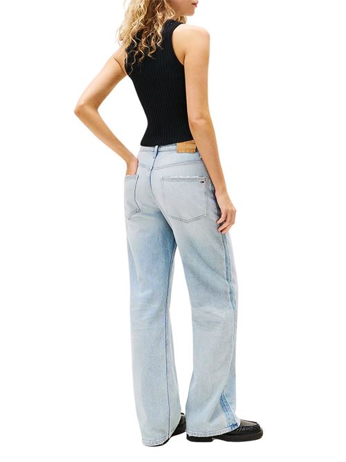 Canotta nera in viscosa Tommy Jeans | DW0DW20975BDS